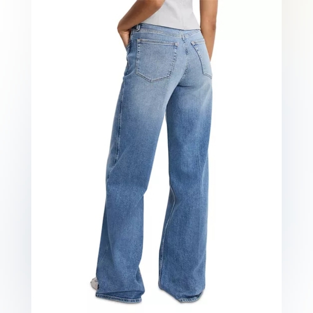 NWT Good American Good Skate Wide Jeans Size 10/30 in Indigo1142 - Picture 6 of 16